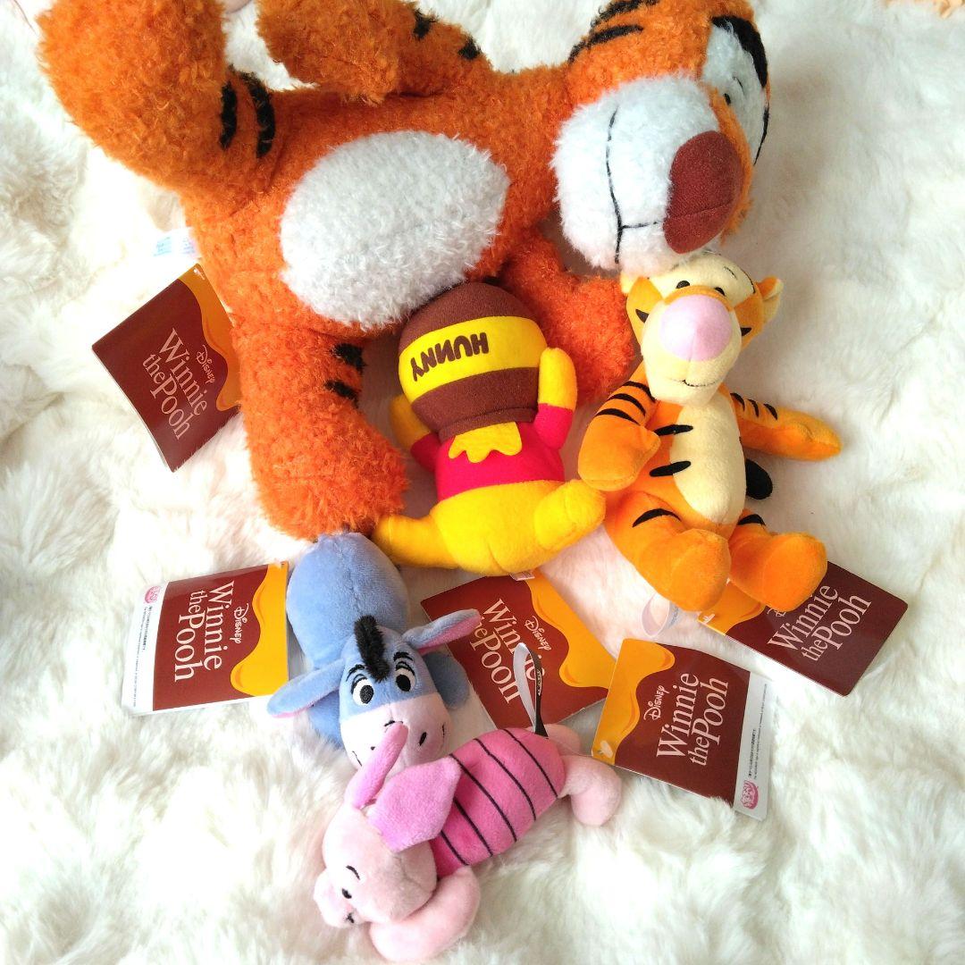プーさん　ティガー　イーヨー　ピグレット　ぬいぐるみ　ディズニー　まとめ売り