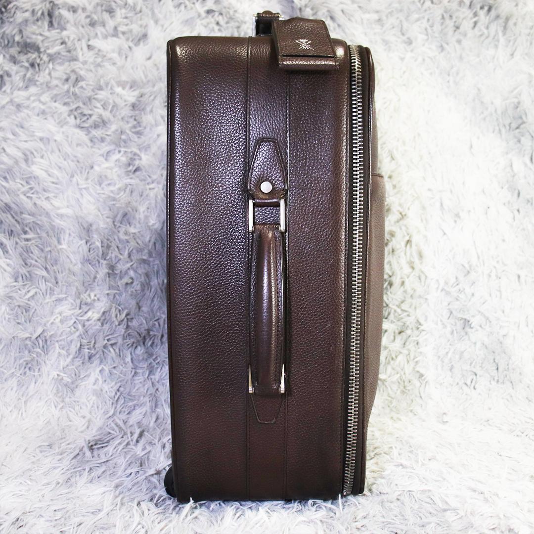 ITALY高級ブランド✨ストールマンテラッシ トラベルキャリーバッグ レザー
