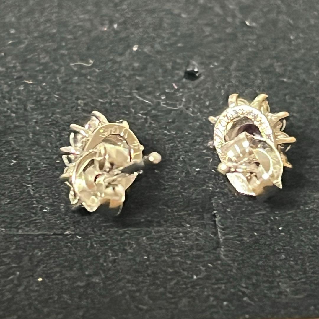 週末セール　ルビーティアドロップダイヤモンドピアス　鑑定カードつき