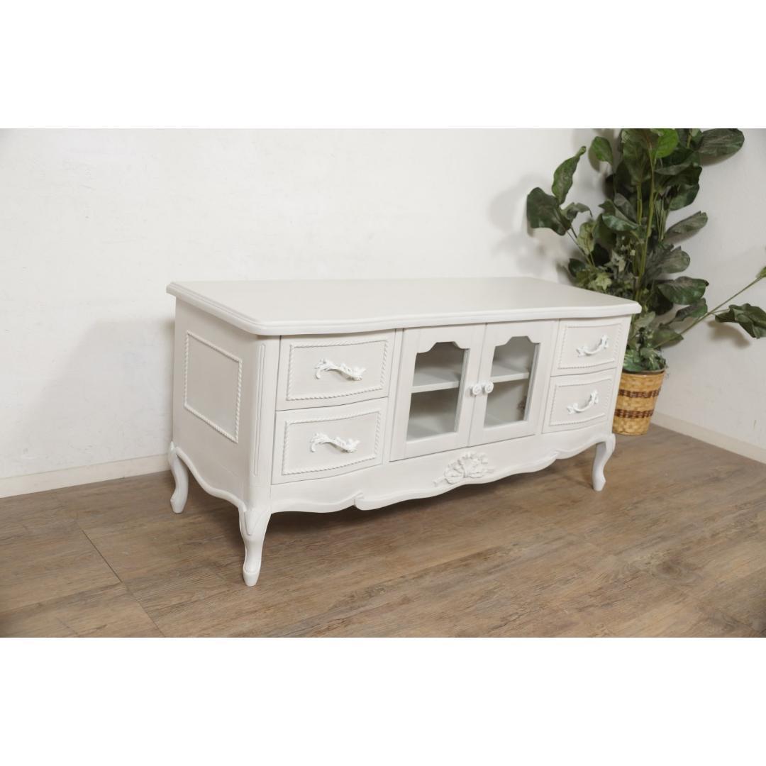 【新品】ハンプトンシリーズ リビングボード　テレビ台　姫系　アウトレット