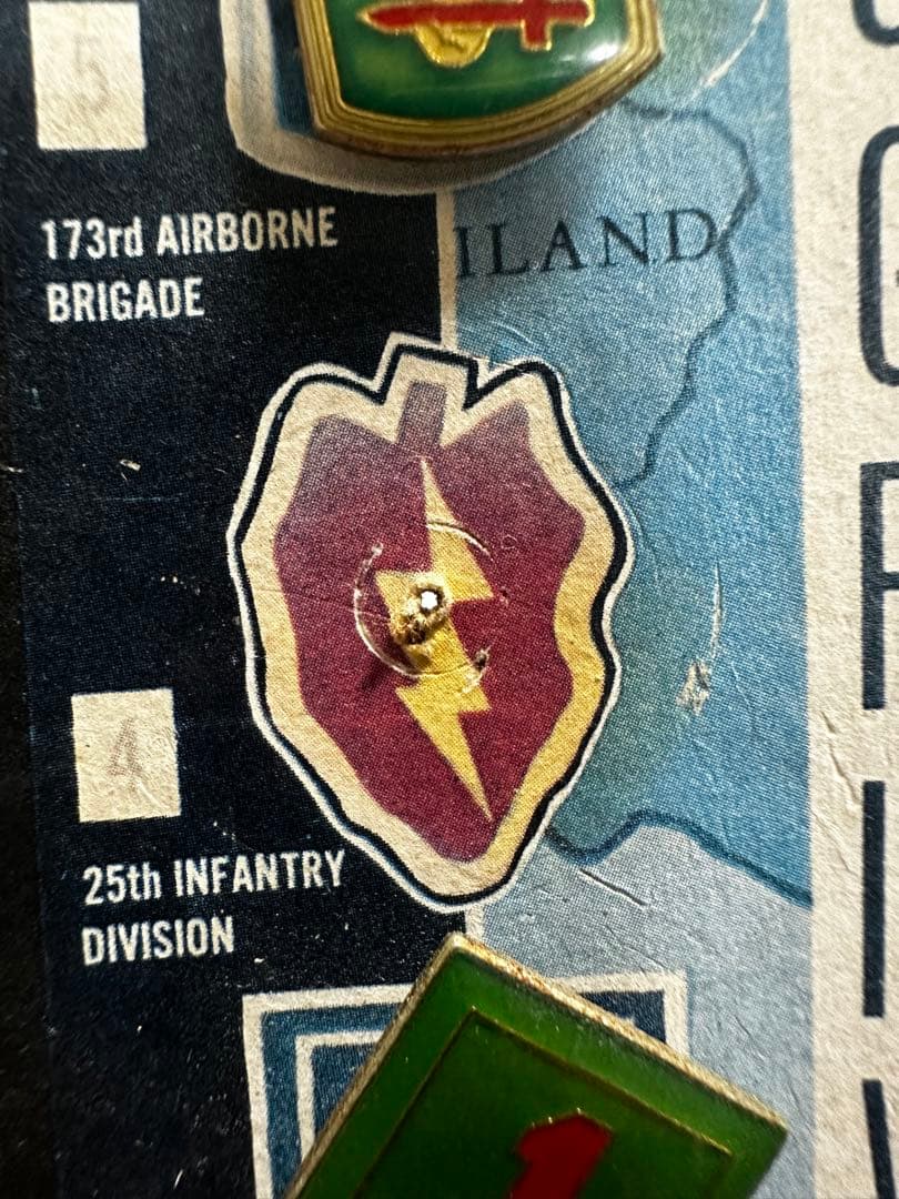 米軍　ベトナム派遣部隊　ピンバッジ
