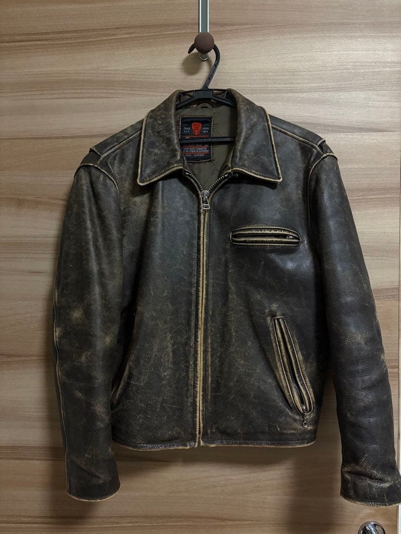 R.B.C LEGEND JACKET シングルライダース　本革