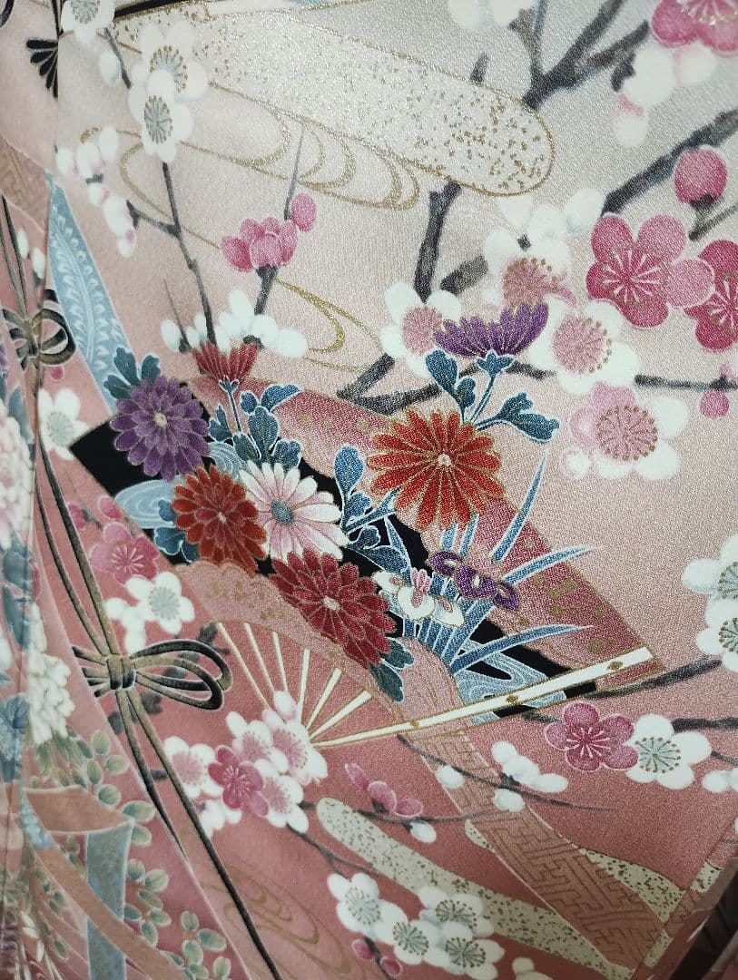 振袖のみの販売　成人式　正絹振袖　可愛い