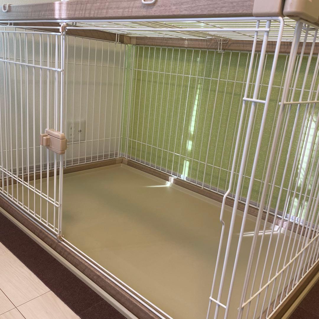 アイリスオーヤマ　ウッディサークル　屋根付き　ペットケージ　犬用　引き渡し可