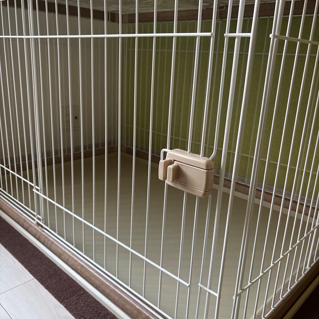 アイリスオーヤマ　ウッディサークル　屋根付き　ペットケージ　犬用　引き渡し可