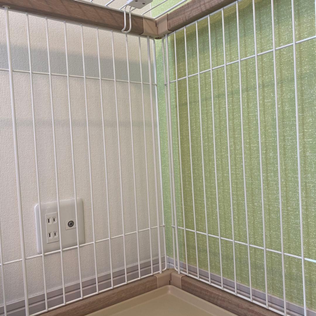 アイリスオーヤマ　ウッディサークル　屋根付き　ペットケージ　犬用　引き渡し可