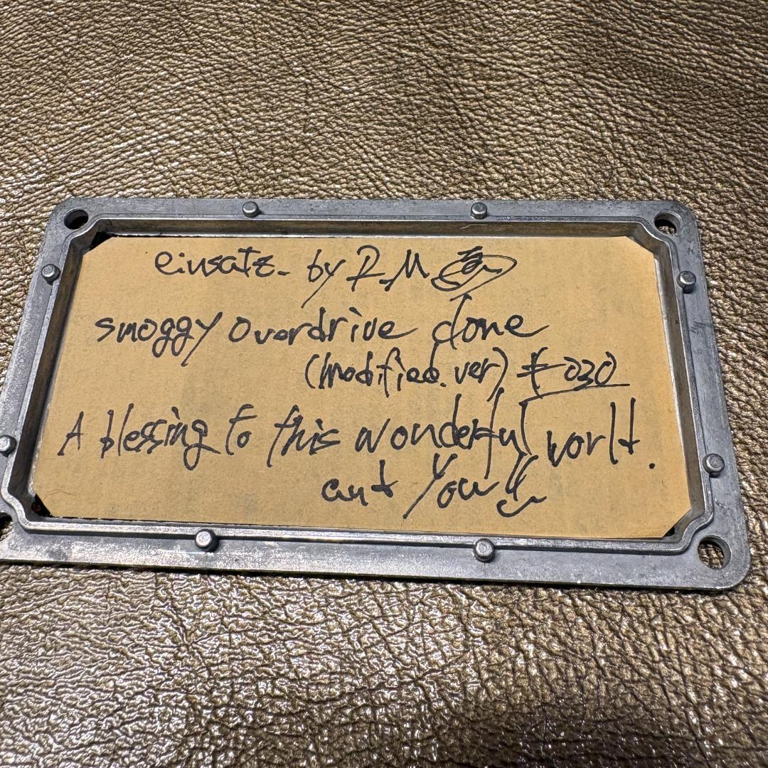 Smoggy Overdrive hand wired【中古】【クローン】