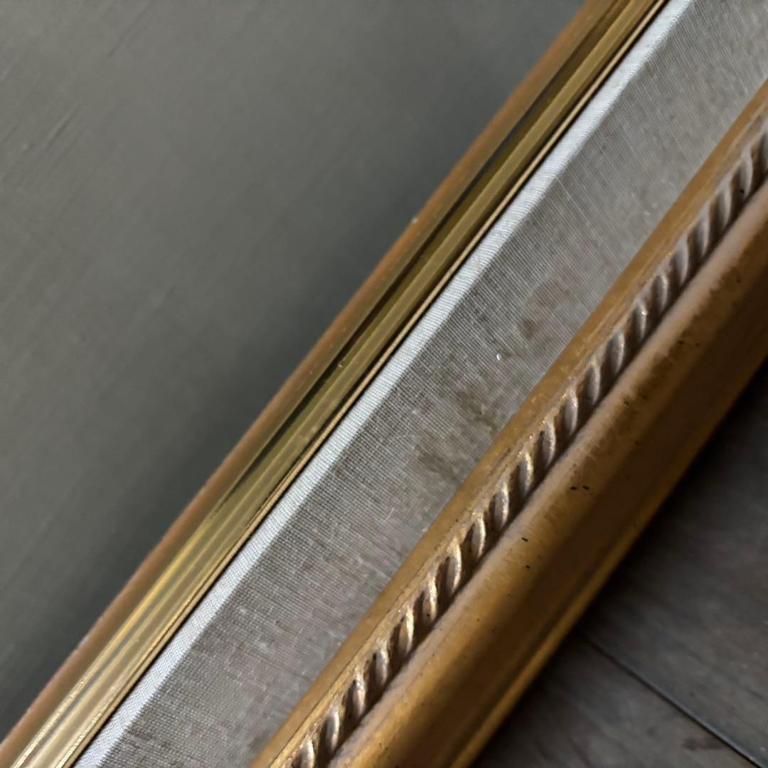 F 100 油絵用額縁　油彩額　アンティークフレーム　ゴールド