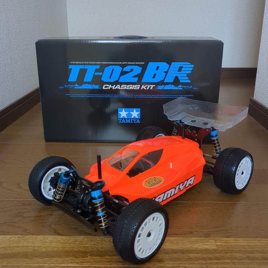 タミヤ　TT-02BR ESC、サーボ、15.5Tブラシレスモーター付　未走行品