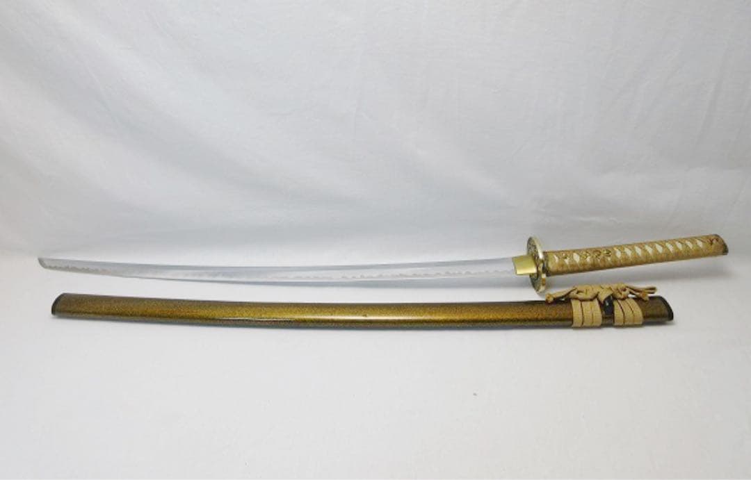 時代武具 脇差 金梨地 雲龍図揃 模造刀 大太刀 小太刀 一對 鍔 鞘付仕舞袋