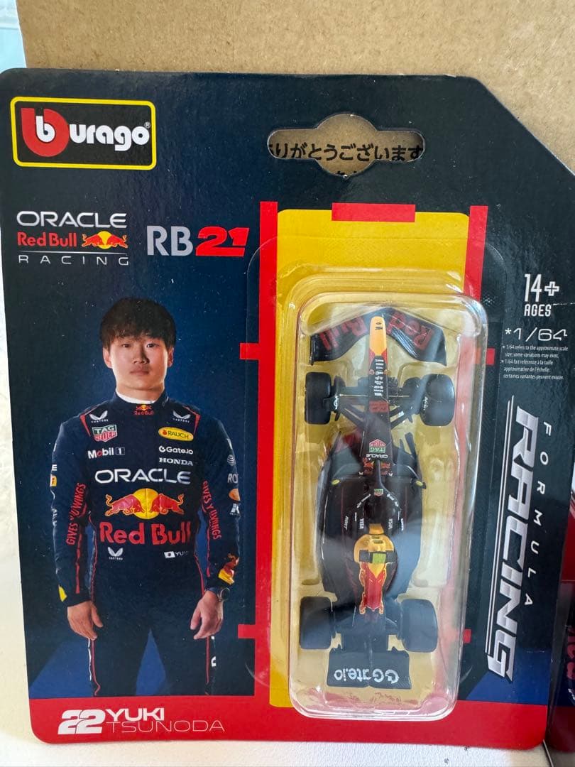 ブラーゴ　レッドブルレーシング　角田裕毅　RB21 1/43 1/64 2台