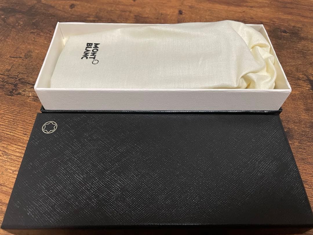 【まさき】新品未使用: 2本用 ブラックモンブラン ペンケース 4810