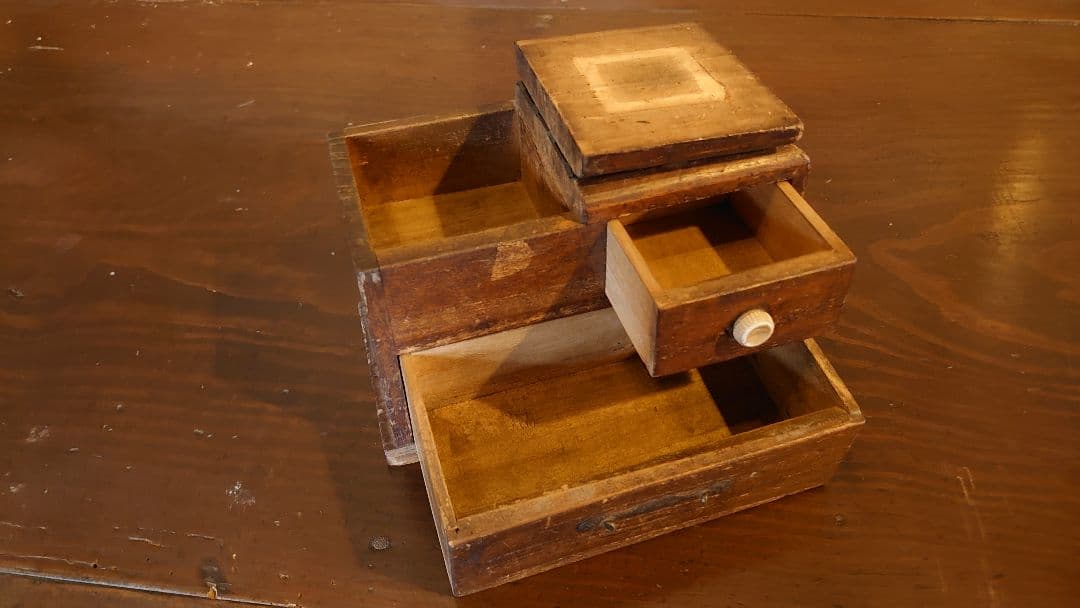 桐箱　小箱　古民家　古民具　蔵出し　１客