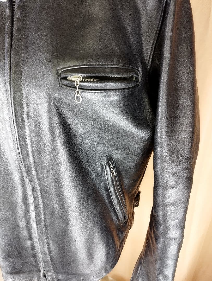 希少　schott シングルライダース 42サイズ　黒