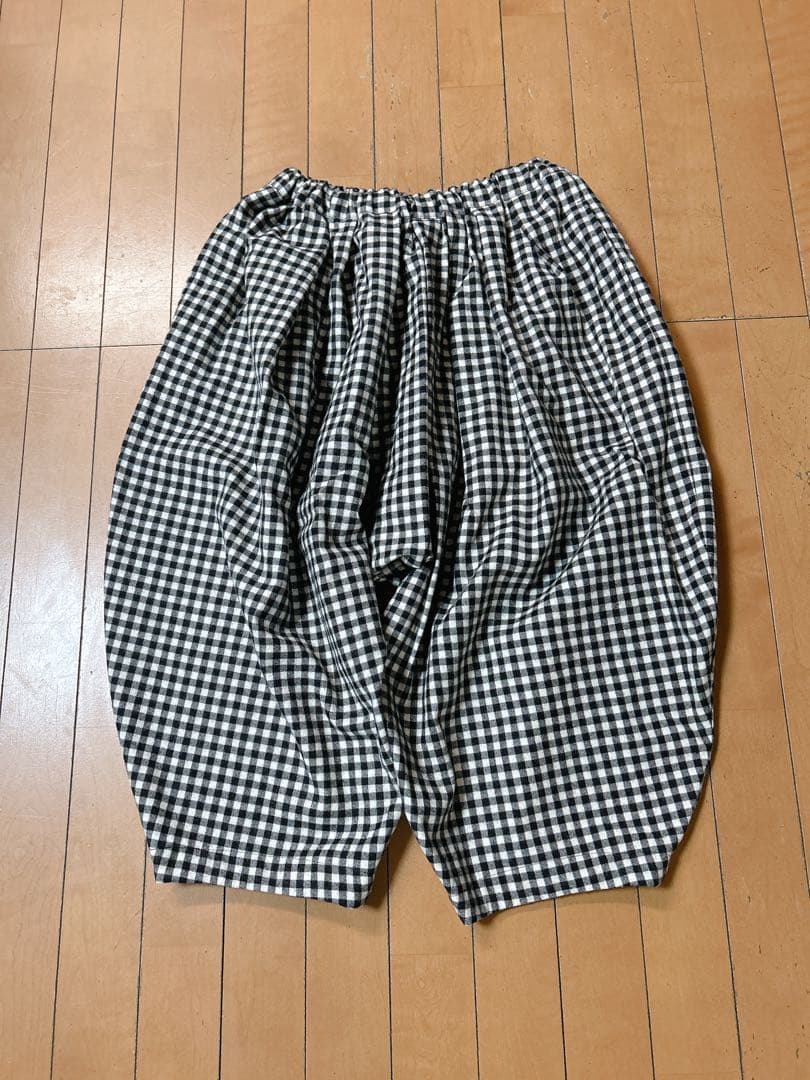 コムデギャルソンコムデギャルソン　ギンガムチェック サルエルパンツ XS