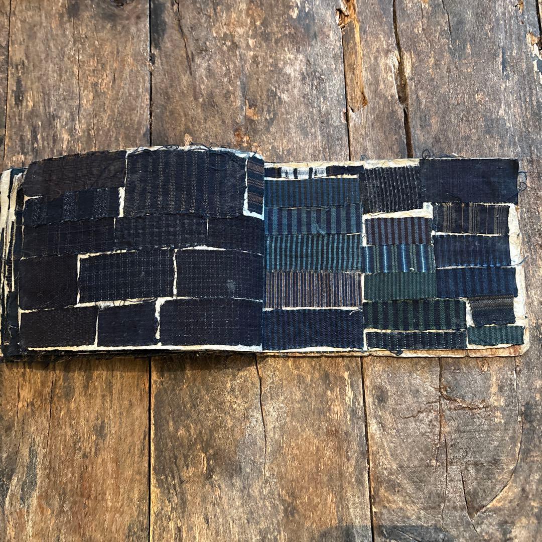 希少◆縞帳　古布　縞　襤褸
