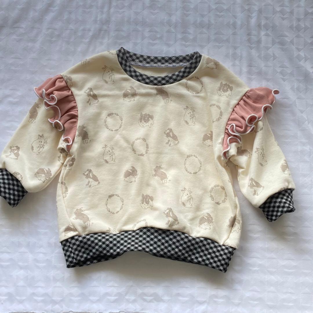 すー　ハンドメイド子供服　100サイズ