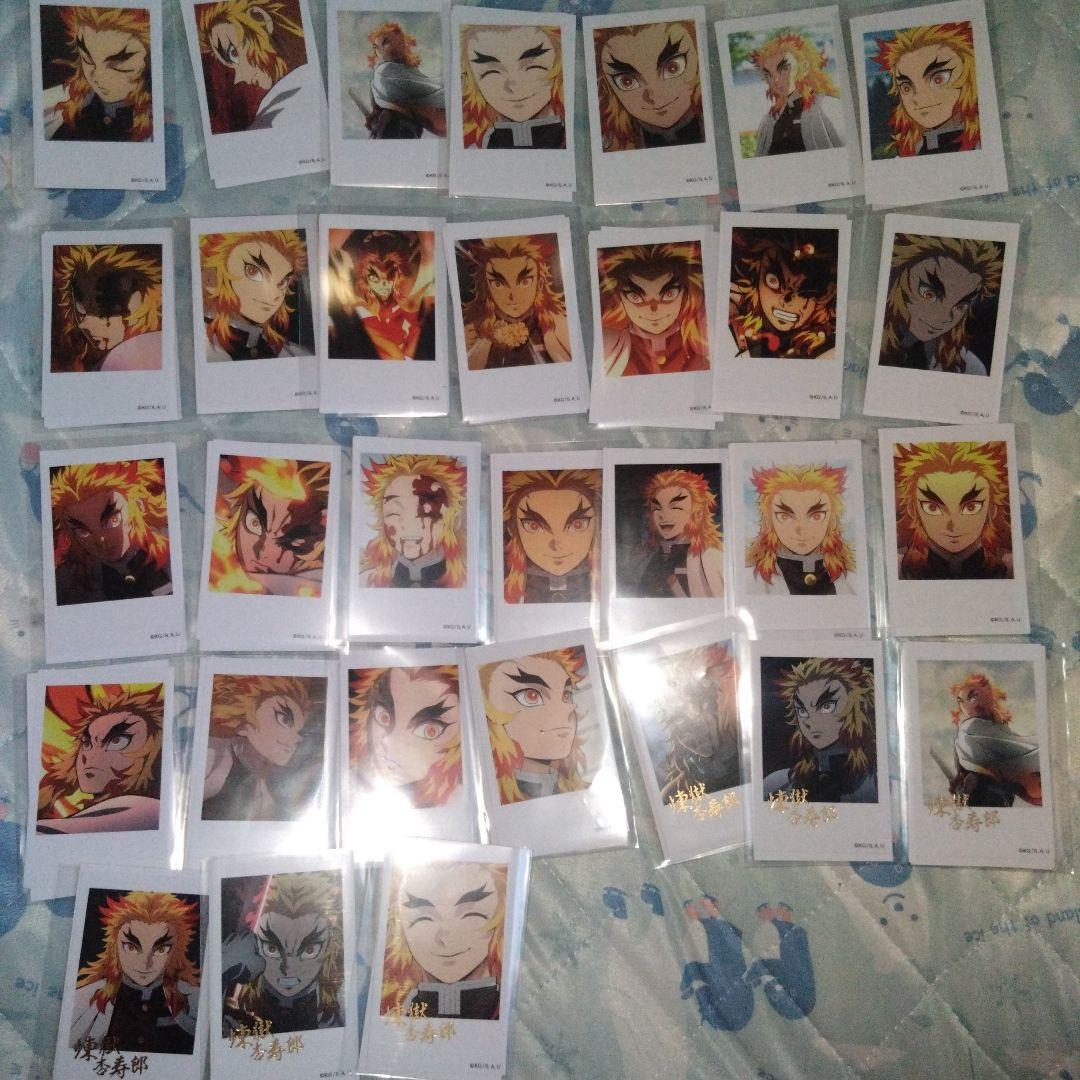 鬼滅の刃 無限列車編 四周年記念カフェ ランダムチェキ風ブロマイド 煉獄杏寿郎