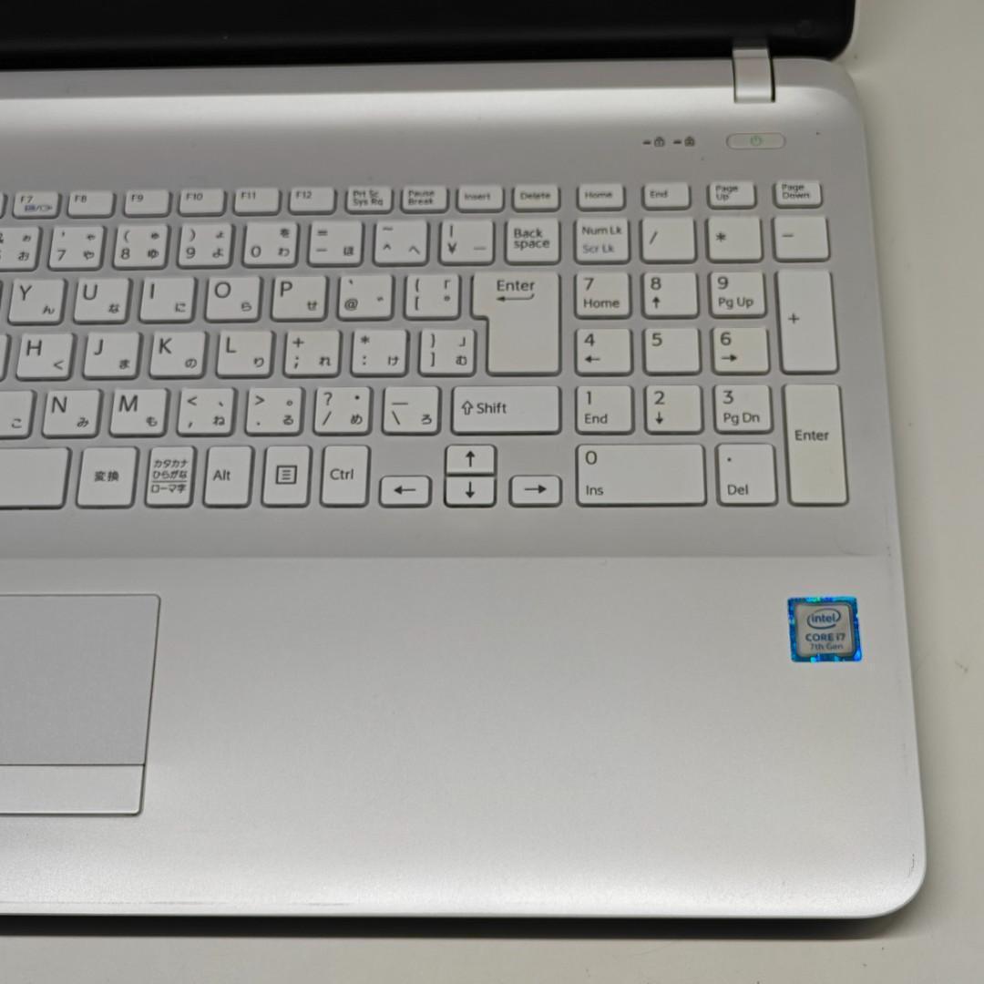 【VAIO】VJS 爆速i7 SSD256GB+HDD1TB 白 ノートPC