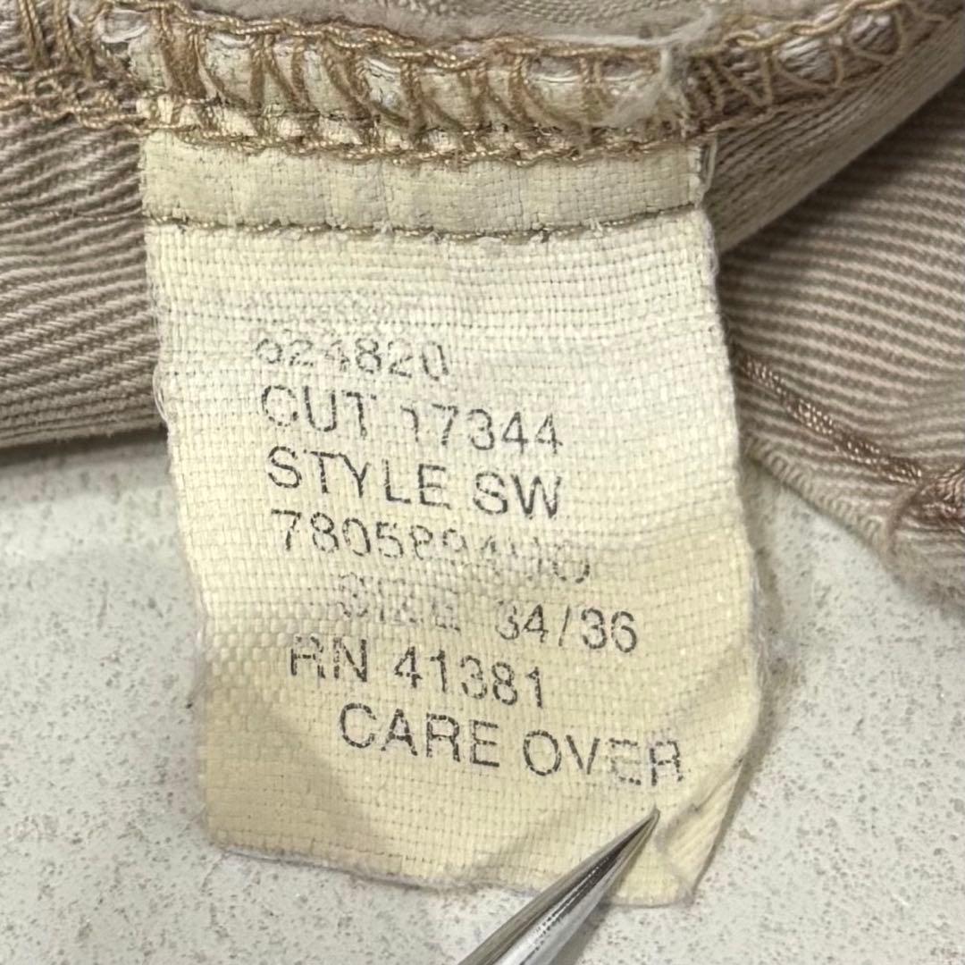 90s アメリカ製 ポロチノ 2タック ラルフローレン チノパンツ W34USA