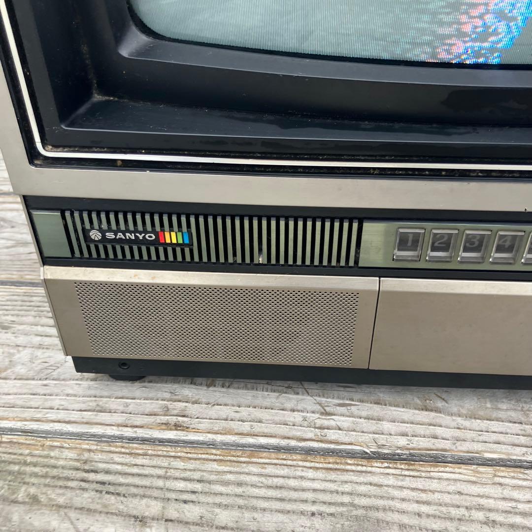 昭和レトロ サンヨー C-16E1 ブラウン管テレビ トランジスタ式 ビンテージ