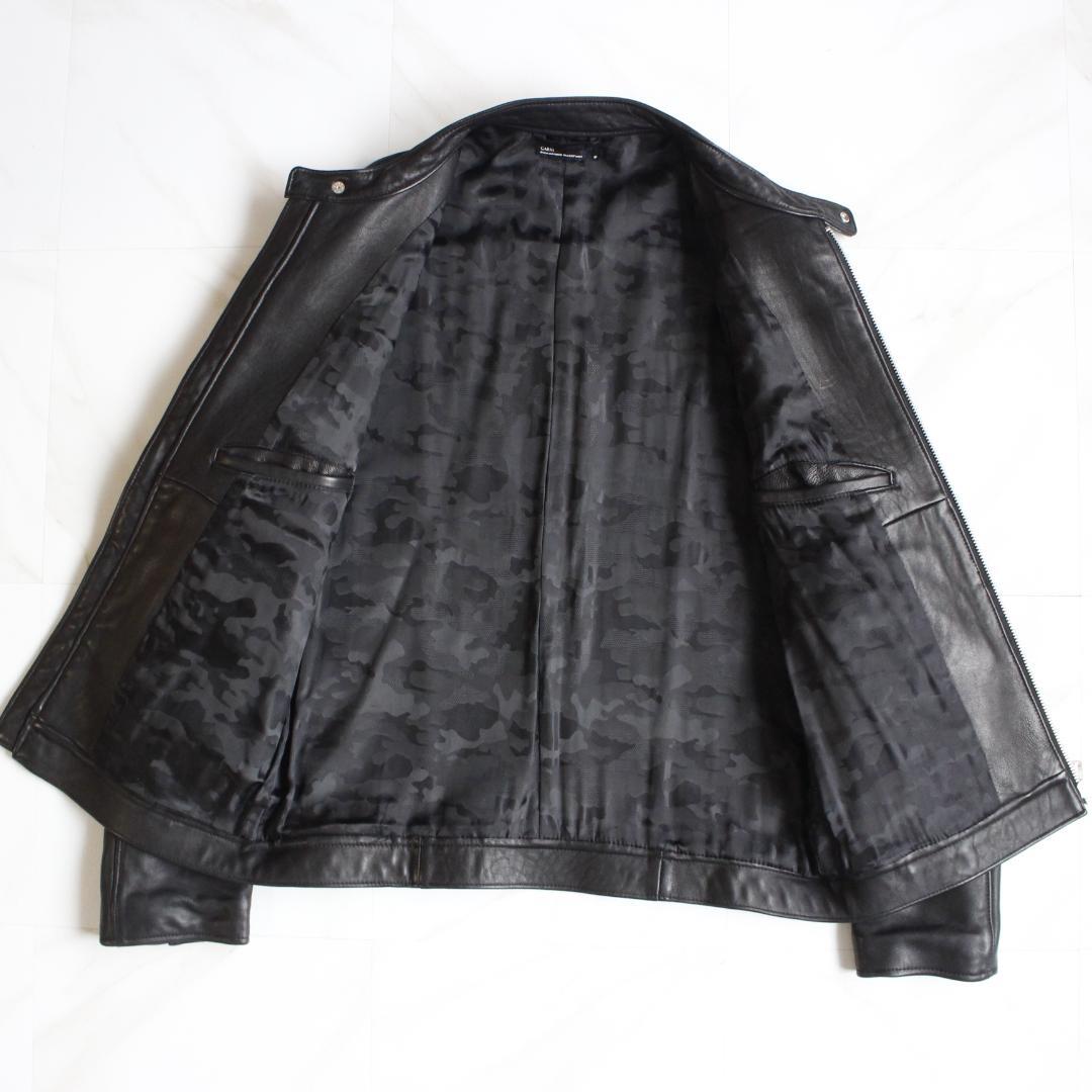 【極美品】ガルニ レザージャケット ブラック L ラムレザー