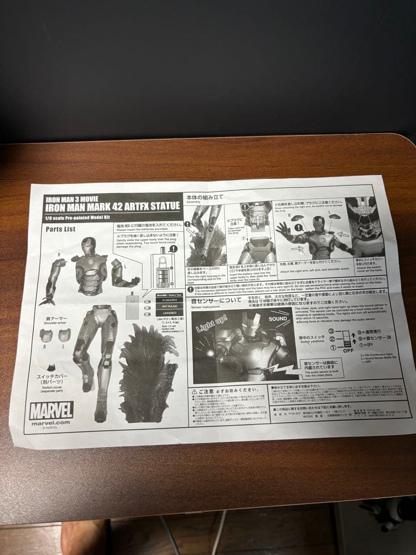 marvel アイアンマン　コトブキヤ