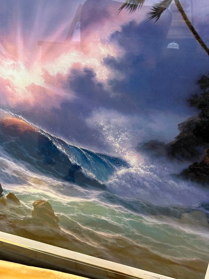 ダボラ　アイランド　サンベースト　絵画　版画　ED34/200