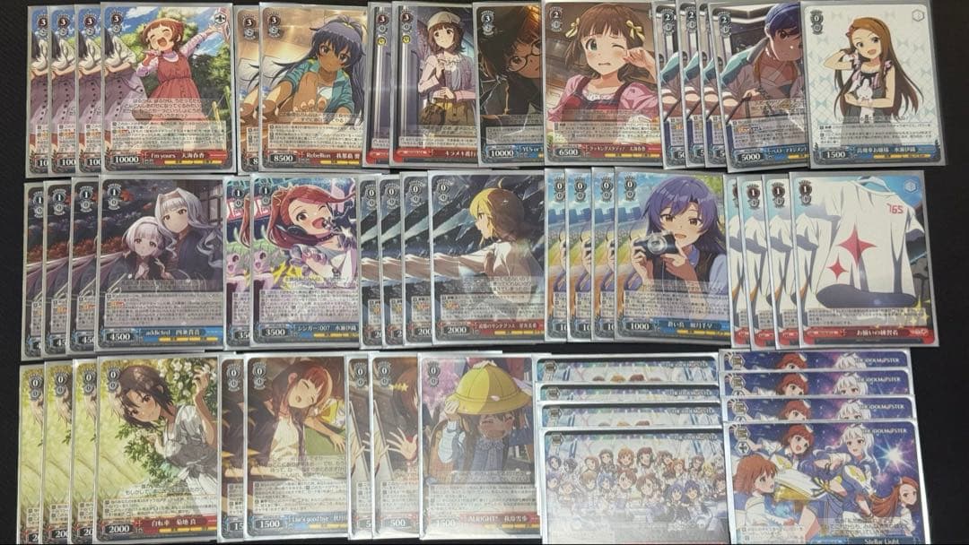 ヴァイスシュヴァルツ　アイドルマスター　デッキ　デッキパーツ付き