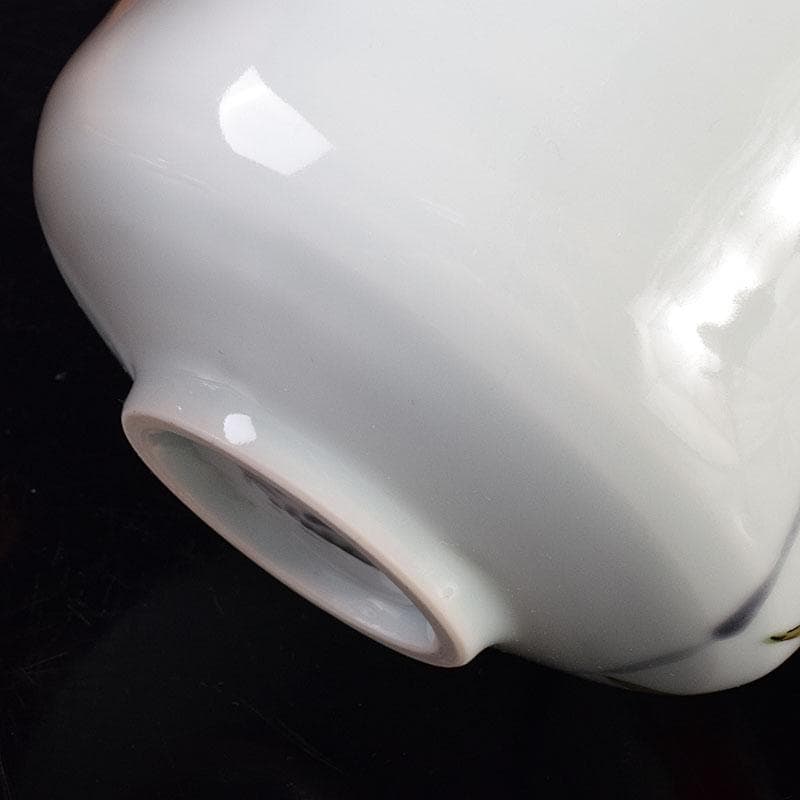 茶道具　森恵子作　色絵　柘榴文　茶碗　共箱　M　R7999