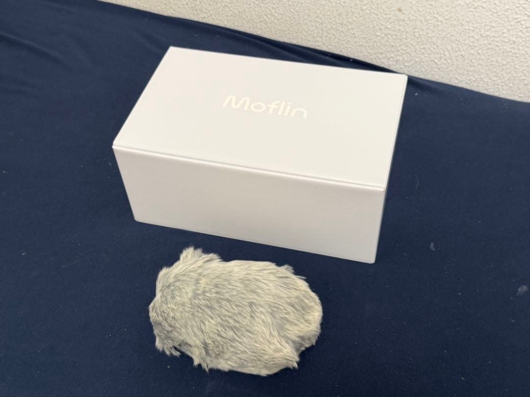 【極美品】Moflin グレー ぬいぐるみ本体 充電器付き