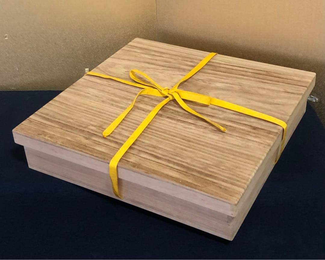 《R》茶道具 黒真塗 唐松蒔絵 炉縁 漆匠 春象造 共箱 260105か4