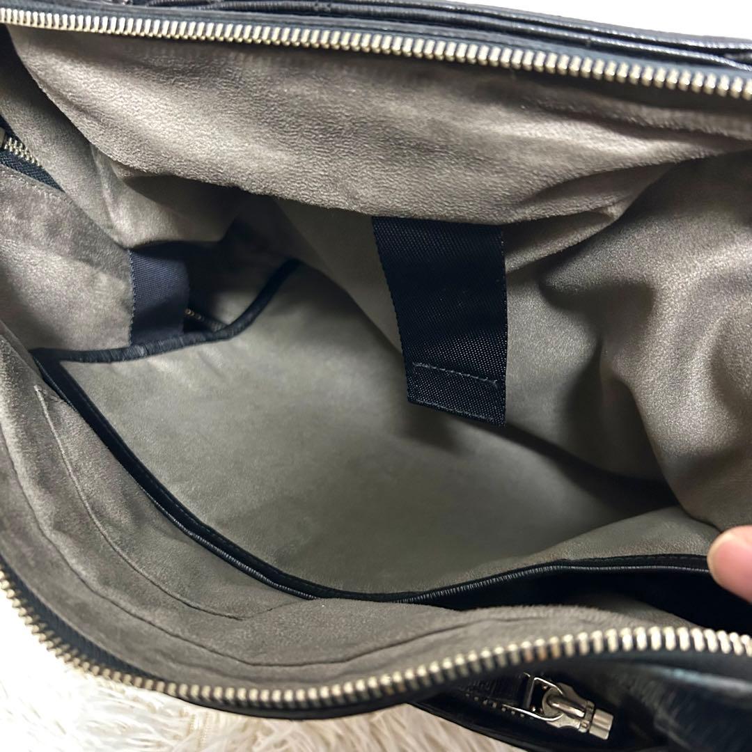 ペレモルビダ　リュック　ブリーフケース　ブラック　サフィアーノレザー　3way