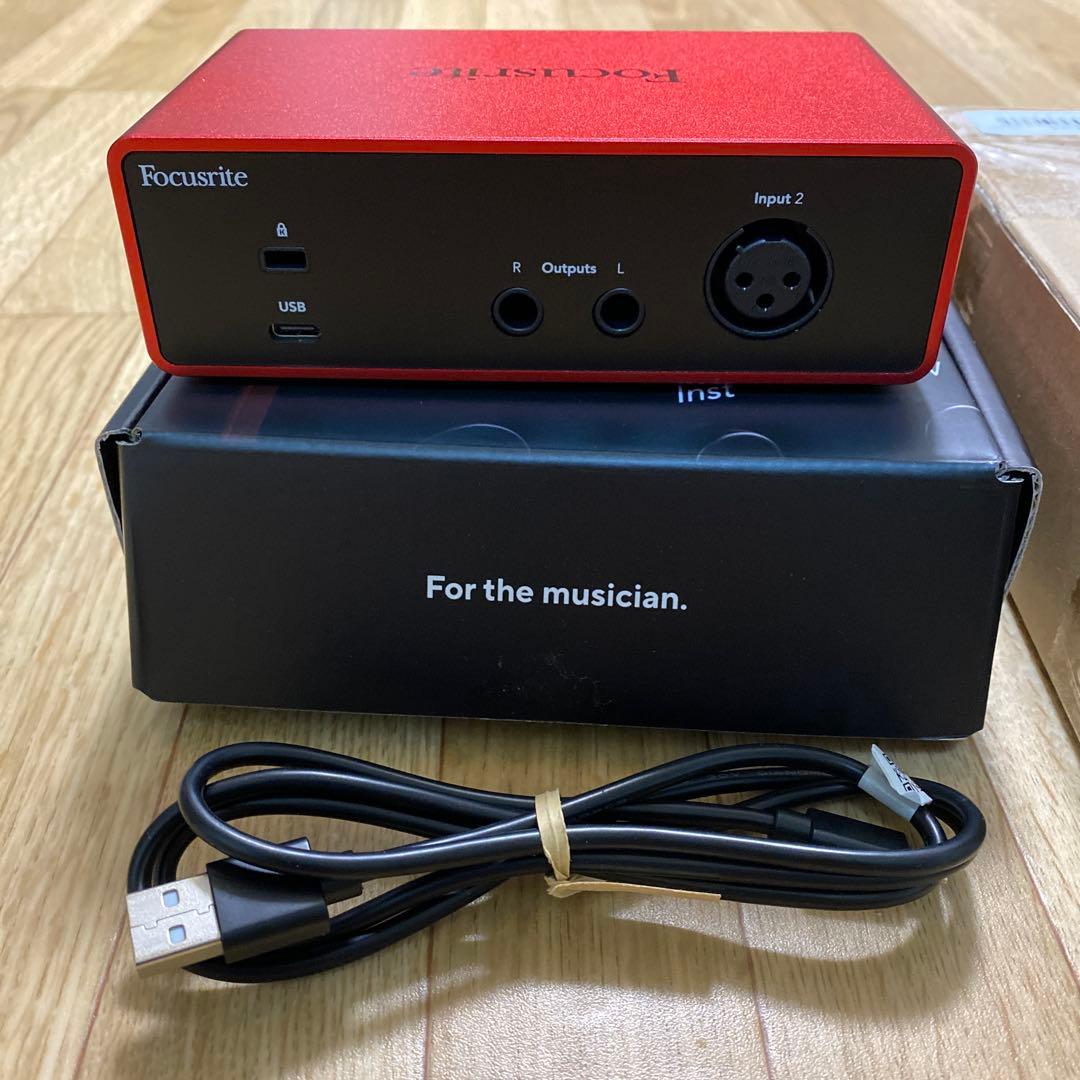 DTM・DAW Focusrite Scarlett solo gen4