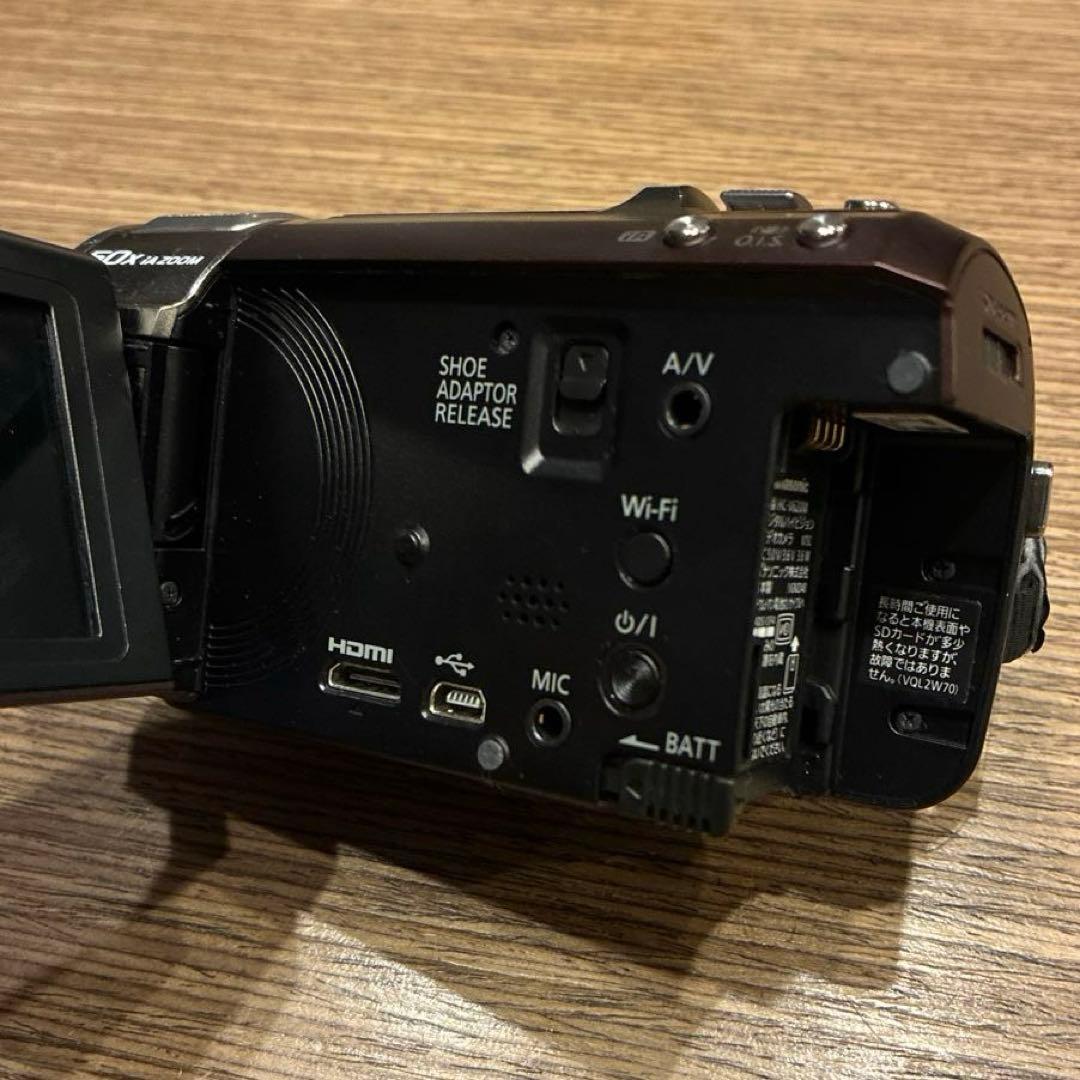 Panasonic ビデオカメラ　HC-V620M ブラウン