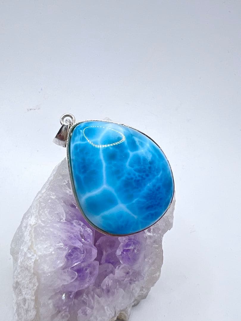 ラリマー シルバーアクセサリー ペンダントトップ