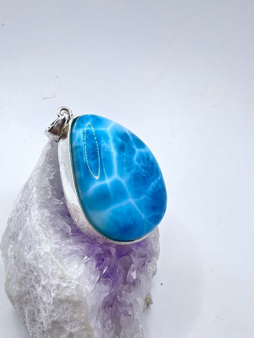 ラリマー シルバーアクセサリー ペンダントトップ