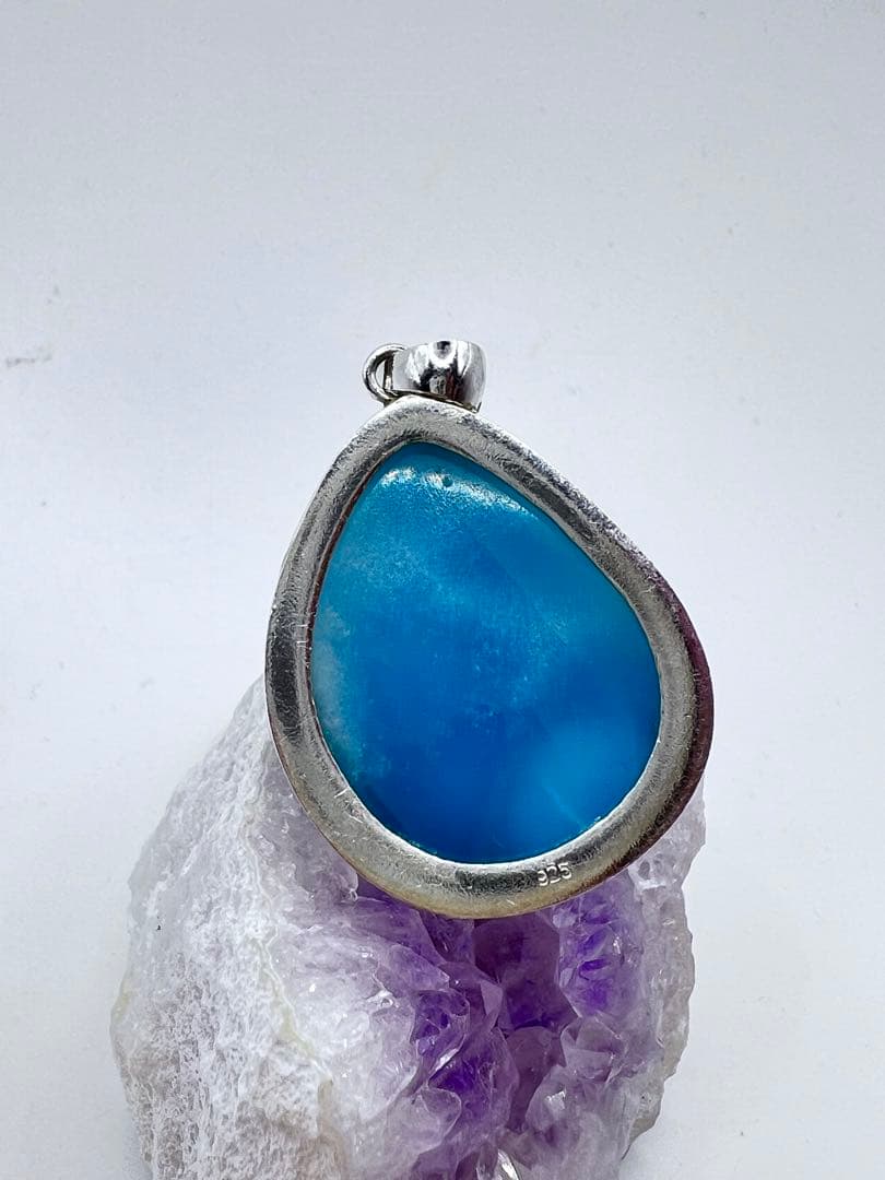 ラリマー シルバーアクセサリー ペンダントトップ