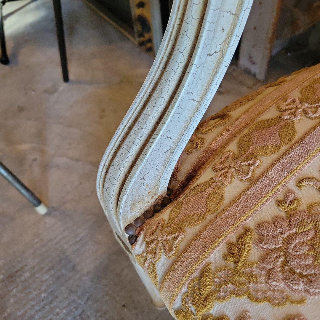 送料込み　アンティーク　フレンチスタイル ソファ ベージュ・ゴールド系