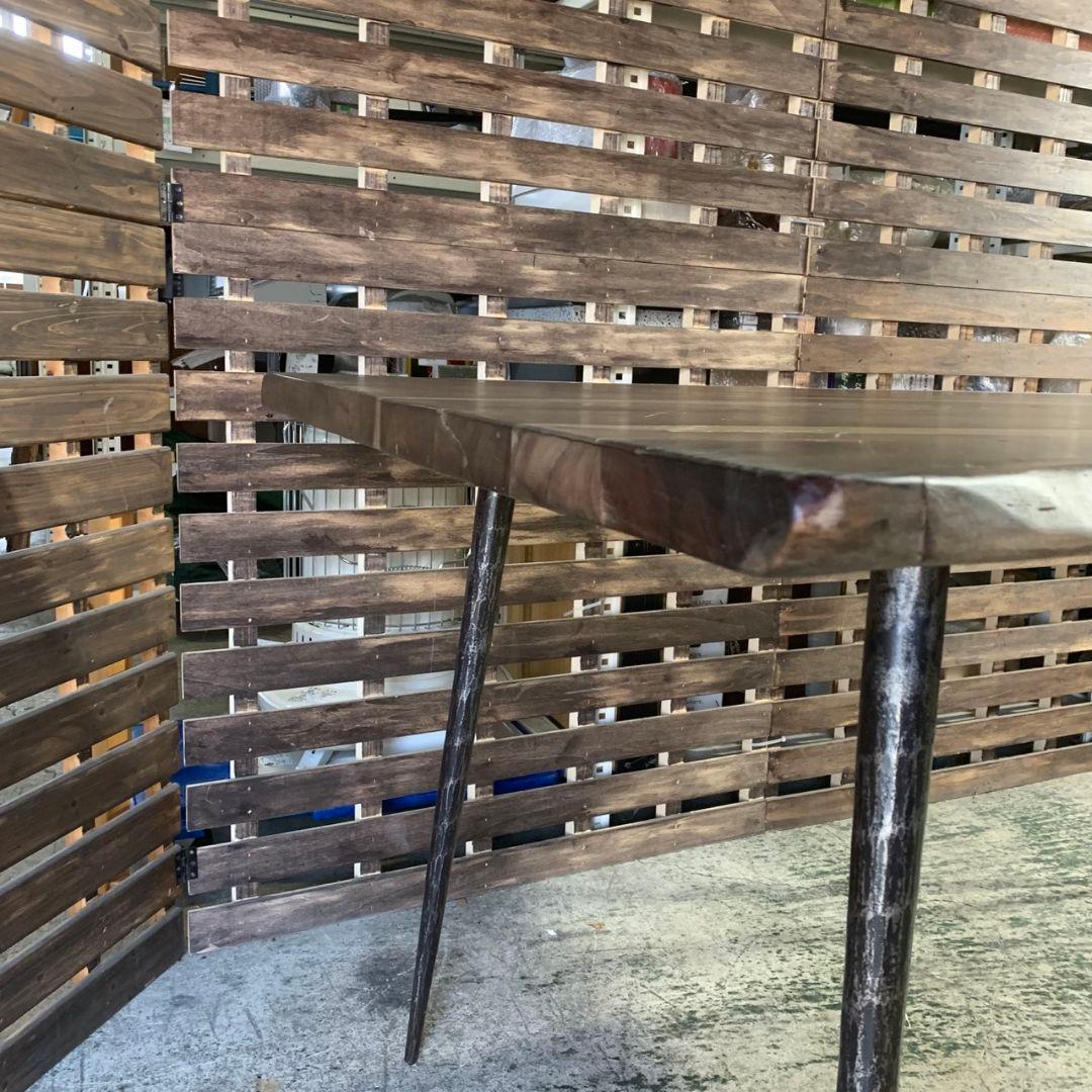 J852 NOCE 鉄足 ダイニングテーブル インダストリアル