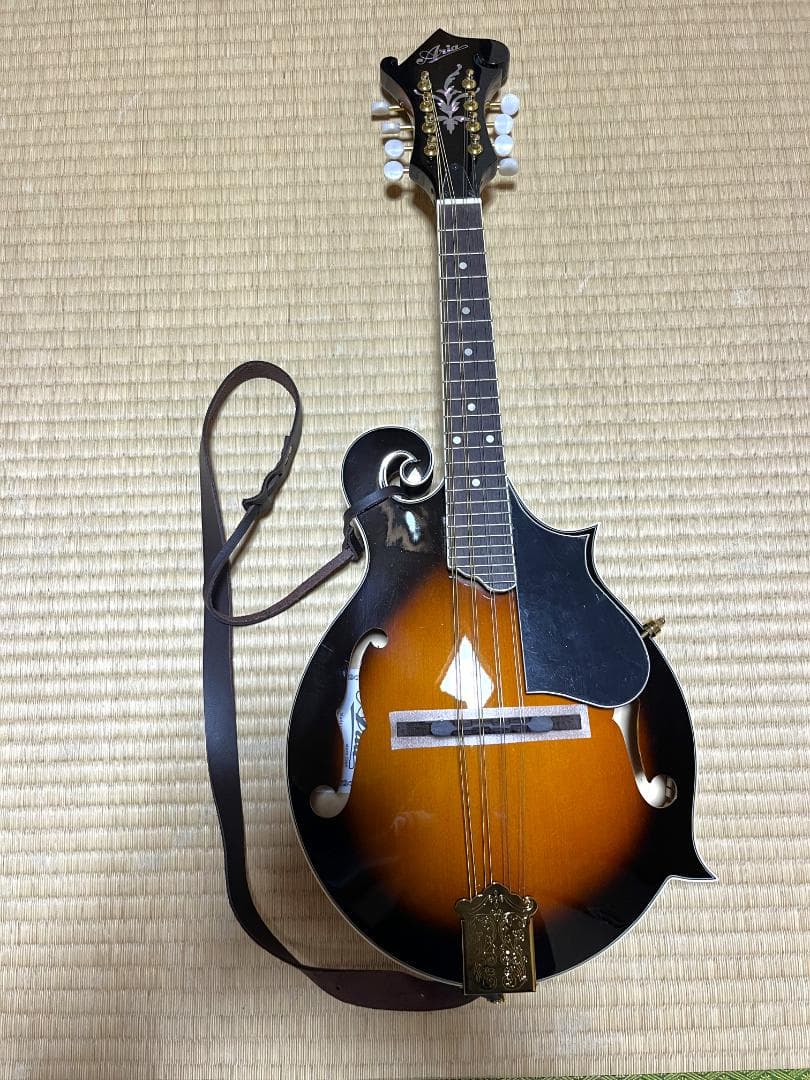 ★ARIA AM-40 フラットマンドリン　★ストラップ付