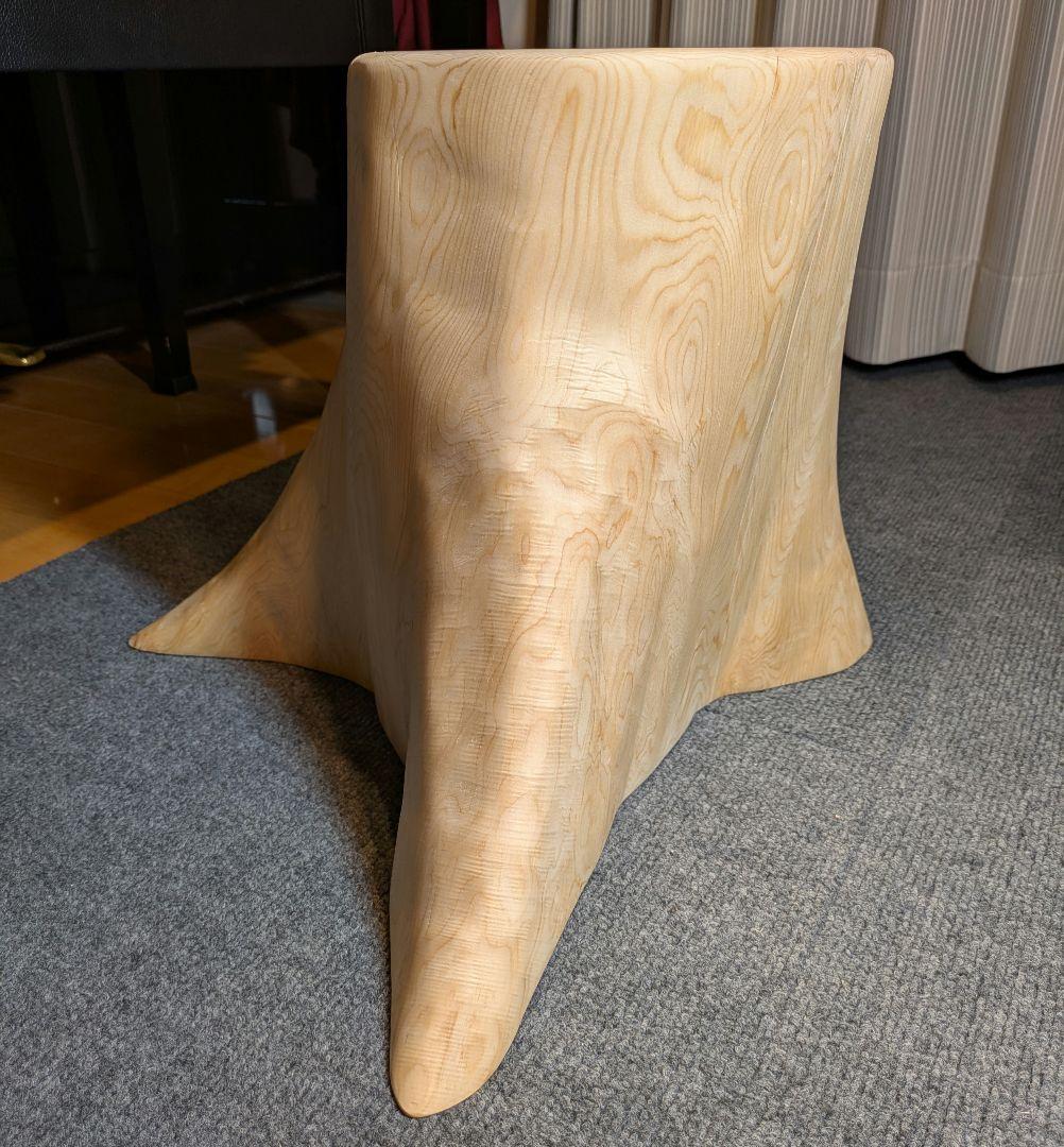 檜　切り株　丸太　椅子　スツール　　 　高さ約33㎝