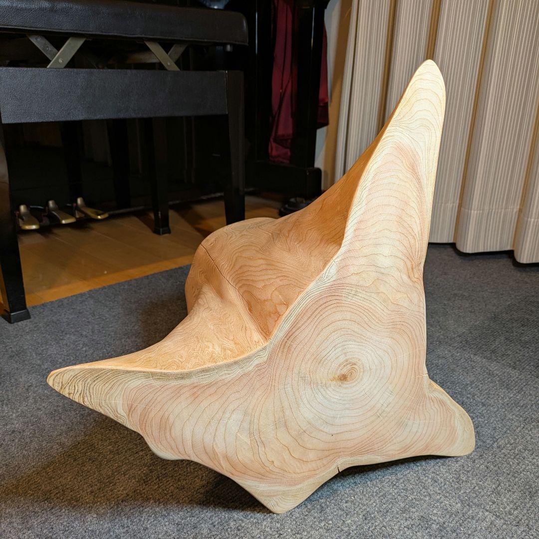 檜　切り株　丸太　椅子　スツール　　 　高さ約33㎝