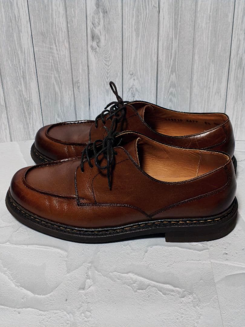 Berwick1707 Uチップ ブラウン カジュアル 革靴 モカシン