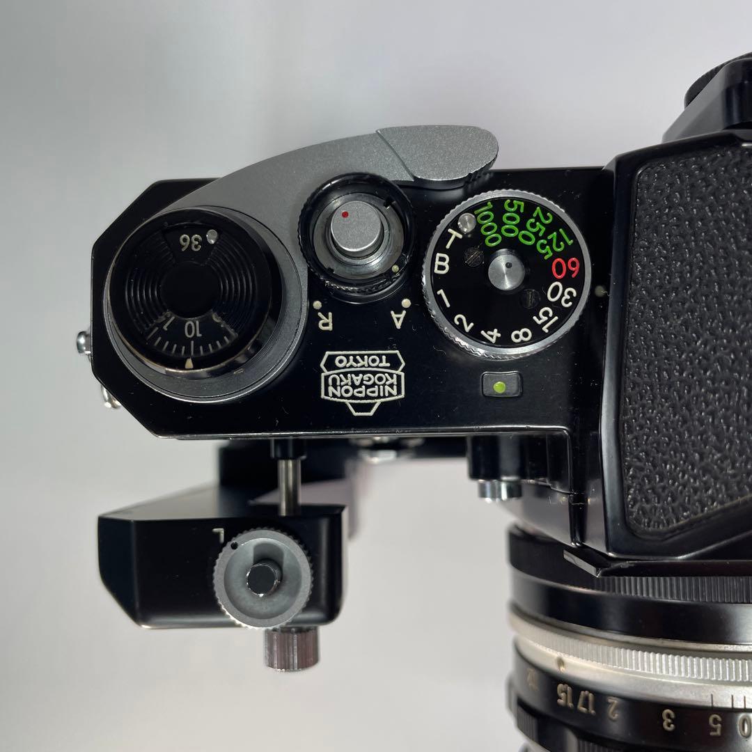 [稼働美品]ニコンＦアイレベル初期型ブラック、モ-タ-ドライブＦ36セット