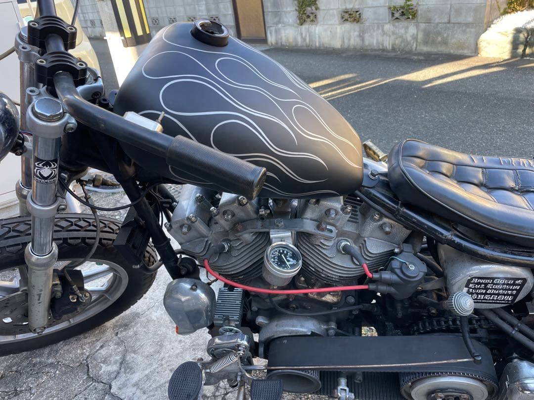 ZEL製　マスタングタンク　3.3ガロン(ハーレー、ショベル、汎用)