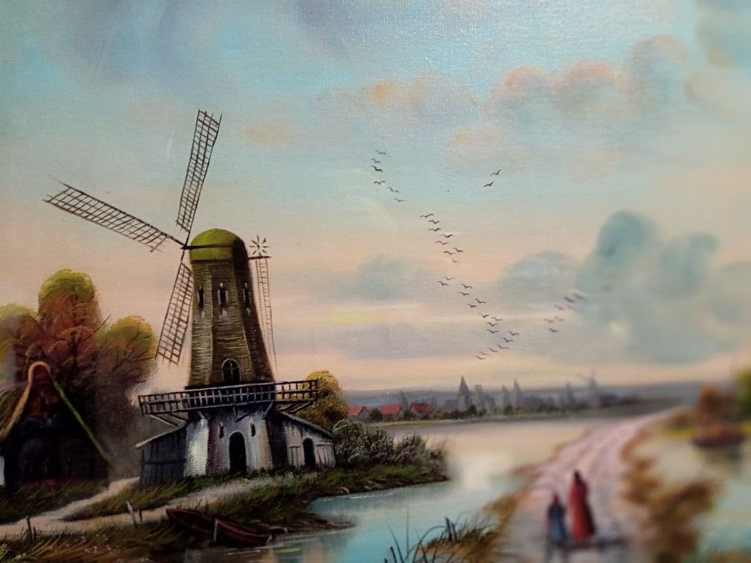 c.FuITZのサインがあります直筆油絵です