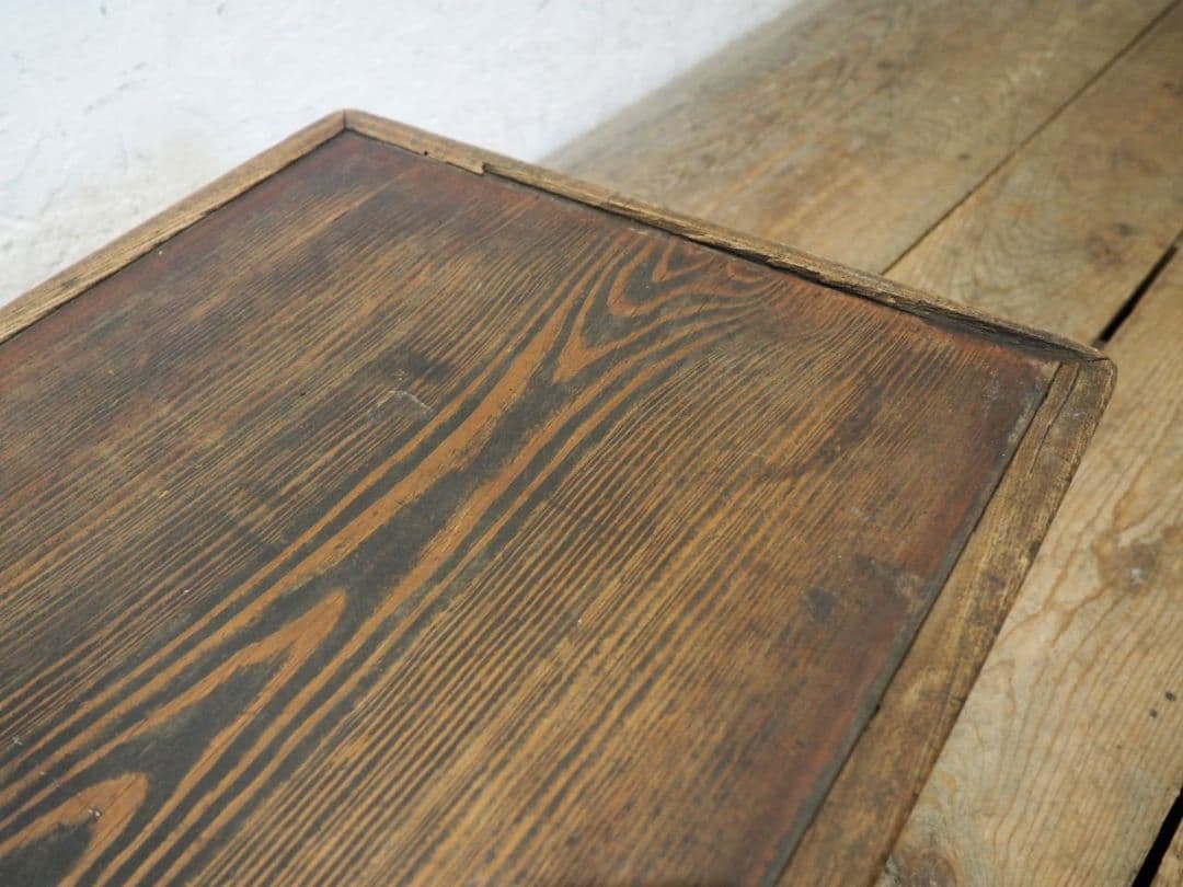 1262 アンティーク　無骨なローテーブル　座卓　ちゃぶ台　展示台　昭和レトロ