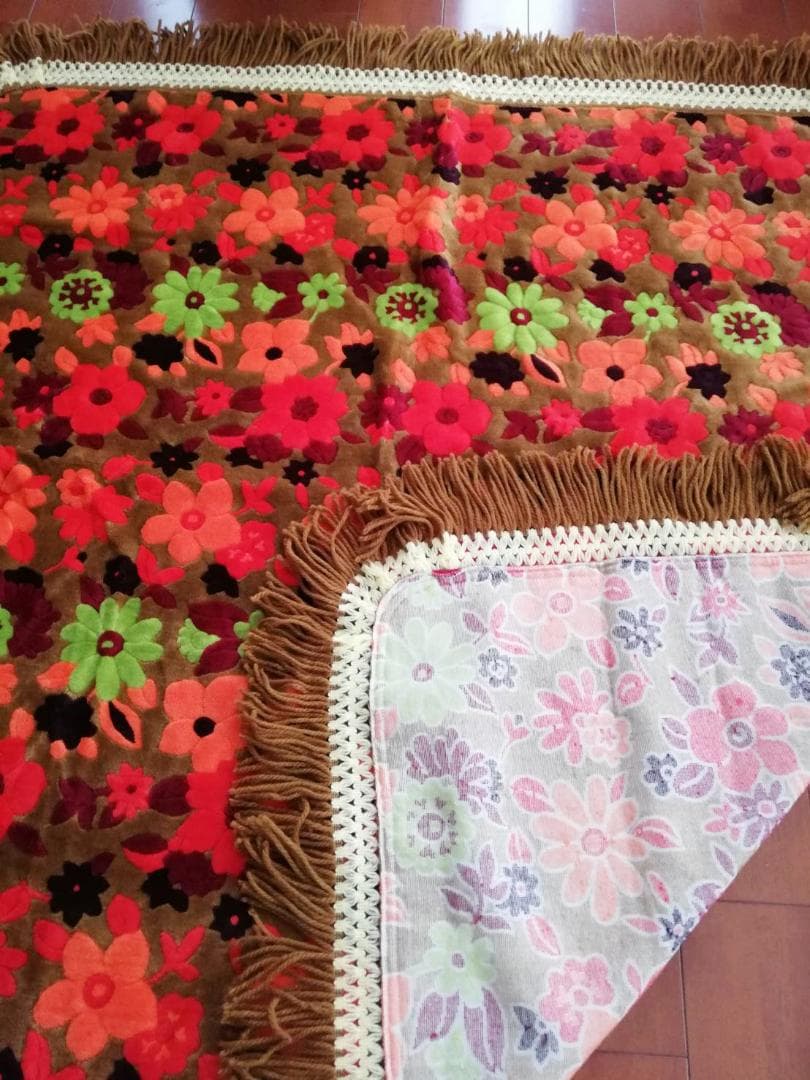 レトロこたつ掛け LUNACANDLE 180cm×180cm