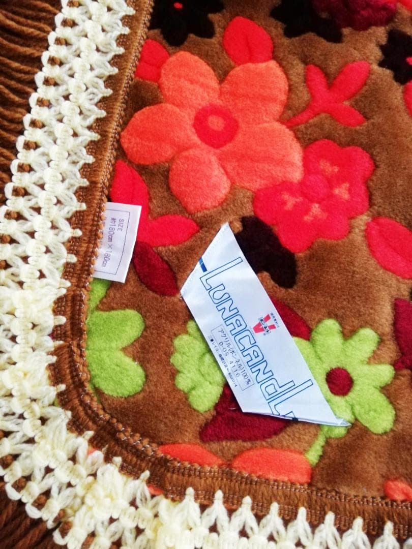 レトロこたつ掛け LUNACANDLE 180cm×180cm